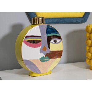 Mauro Ferretti Vaas Piccassy Kleur Rond 28x9x33 cm