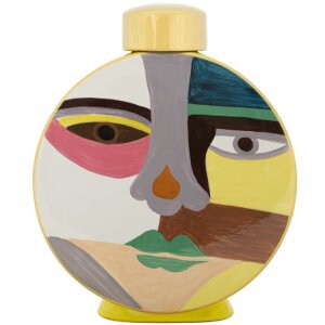 Mauro Ferretti Vaas Piccassy Kleur Rond 23x9x28 cm