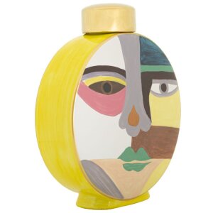 Mauro Ferretti Vaas Piccassy Kleur Rond 23x9x28 cm