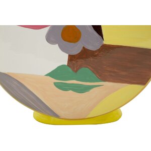 Mauro Ferretti Vaas Piccassy Kleur Rond 23x9x28 cm