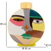 Mauro Ferretti Vaas Piccassy Kleur Rond 23x9x28 cm