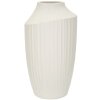 Mauro Ferretti Ice Vaas Crème 28,5x50,5 cm MGO Sculpturaal