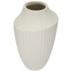 Mauro Ferretti Ice Vaas Crème 28,5x50,5 cm MGO Sculpturaal