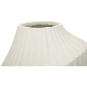 Mauro Ferretti Vaas IJs Ø 22,5x38 cm creme