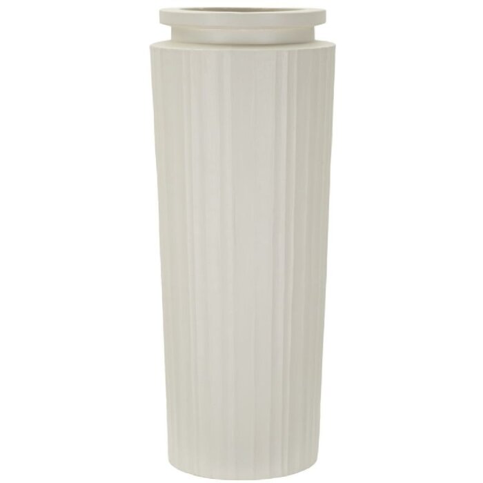 Mauro Ferretti Vaas Hoog Ø 32x80 cm creme