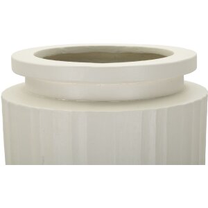 Mauro Ferretti Vaas Hoog Ø 32x80 cm creme