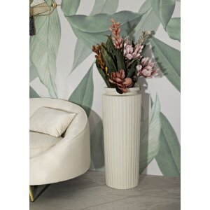 Mauro Ferretti Vaas Hoog Ø 32x80 cm creme