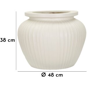 Mauro Ferretti Vaas Chil Ø 48x38 cm creme