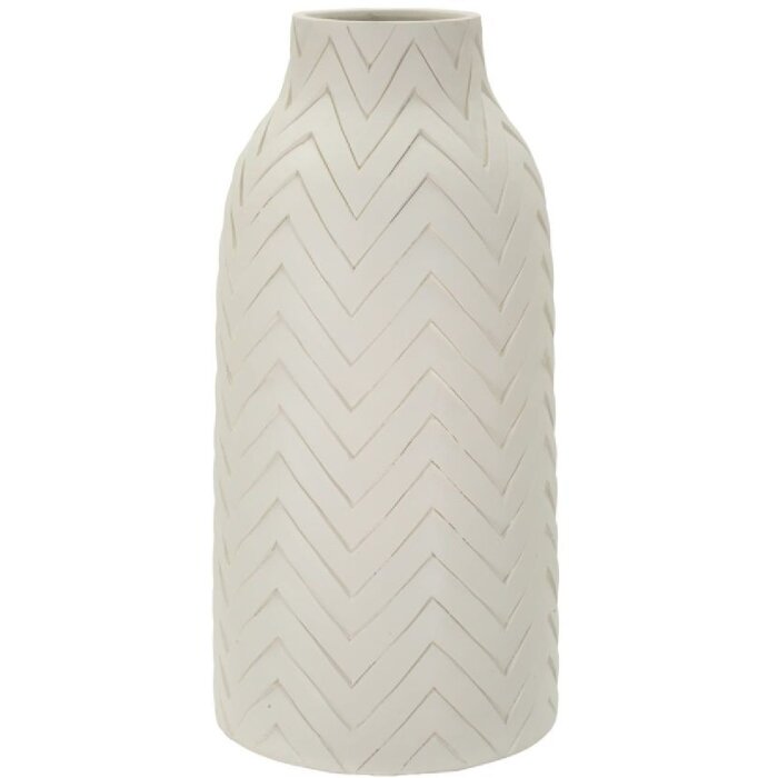 Mauro Ferretti Vaas Winter Ø 29x60 cm creme