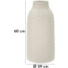 Mauro Ferretti Vaas Winter Ø 29x60 cm creme