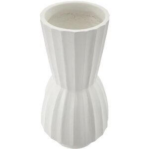 Mauro Ferretti Vaas Glint Ø 25x50 cm wit