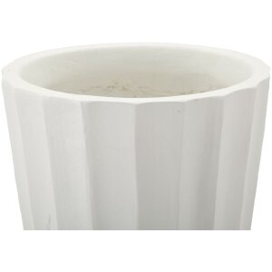 Mauro Ferretti Vaas Glint Ø 25x50 cm wit