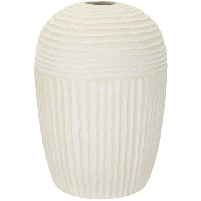 Mauro Ferretti Vaas IJsstal Ø 39x56 cm creme