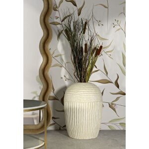 Mauro Ferretti Vaas IJsstal Ø 39x56 cm creme