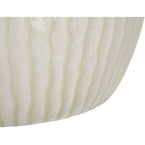Mauro Ferretti Vaas IJsstal Ø 36,5x38 cm creme