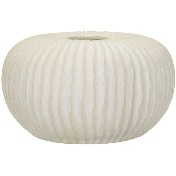 Mauro Ferretti Vaas IJspegel Ø 40x23 cm creme