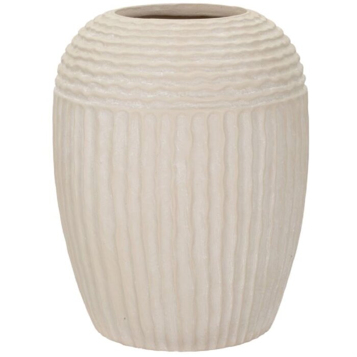 Mauro Ferretti Vaas Nebel Ø 30x38,5 cm crème