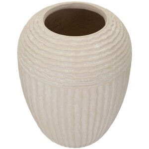 Mauro Ferretti Vaas Nebel Ø 30x38,5 cm crème