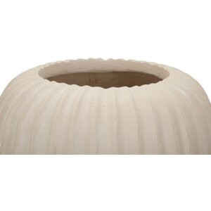 Mauro Ferretti Vaas Nebel Ø 26,5x26 cm creme