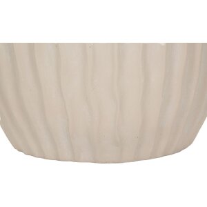 Mauro Ferretti Vaas Nebel Ø 26,5x26 cm creme