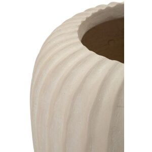 Mauro Ferretti Vaas Nebel Ø 26,5x26 cm creme