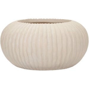 Mauro Ferretti Vaas Nebel Ø35x18 cm creme