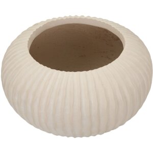 Mauro Ferretti Vaas Nebel Ø35x18 cm creme