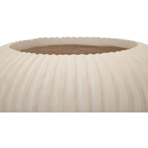 Mauro Ferretti Vaas Nebel Ø35x18 cm creme