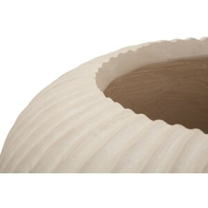 Mauro Ferretti Vaas Nebel Ø35x18 cm creme