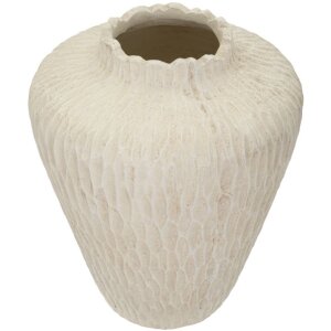 Mauro Ferretti Vaas Schatten Ø 32x40 cm crème