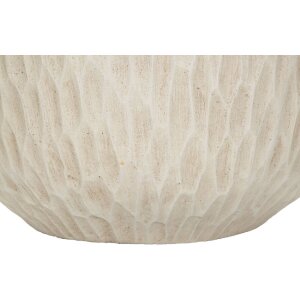 Mauro Ferretti Vaas Schatten Ø 35x32,5 cm creme