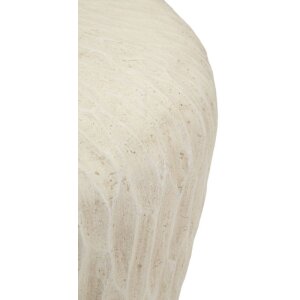 Mauro Ferretti Vaas Schatten Ø 35x32,5 cm creme