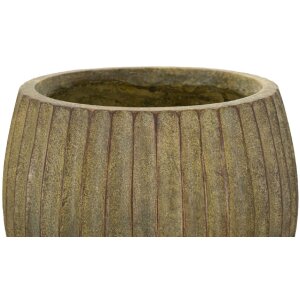 Mauro Ferretti Vaas Brise Ø 25x52,5 cm schilfgrün