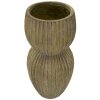 Mauro Ferretti Vaas Brise Ø 25x52,5 cm schilfgrün