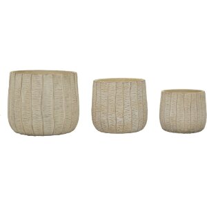 Mauro Ferretti Plantenpot-Set Flocke 3-delig...