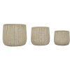 Mauro Ferretti Plantenpot-Set Flocke 3-delig 30,5x27/25x22,2/19,5x18 cm creme