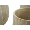 Mauro Ferretti Plantenpot-Set Flocke 3-delig 30,5x27/25x22,2/19,5x18 cm creme