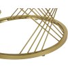 Mauro Ferretti Salontafels Votix 2-delig crème goud 70x48/50x43,5 cm