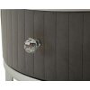 Mauro Ferretti Salontafels Greys 2-delige set 70x45 – 50x40 cm grijs zilver