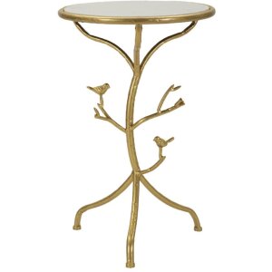 Mauro Ferretti Bijzet tafel Vogels Marble Ø 38x60...
