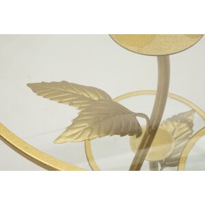 Mauro Ferretti Bijzet tafel Plateau met 3 Planken Ø 54x69,5 cm goud