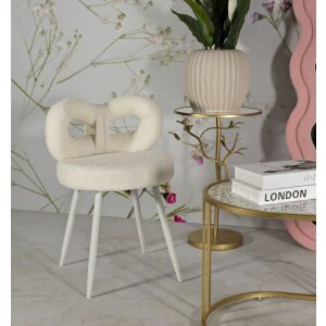 Mauro Ferretti Stoel Mini Ilary 40x67 cm wit