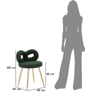 Mauro Ferretti Stoel Mini Ilary 40x67 cm groen