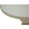 Mauro Ferretti Bijzet tafel Düne met spiegelplaat Ø 40,5x42 cm creme