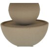 Mauro Ferretti Bijzet tafel Düne met spiegelplaat Ø 40,5x42 cm creme