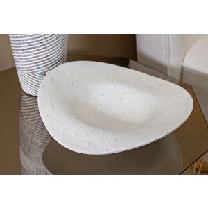 Mauro Ferretti Decoratieschaal Elegant 41x41x12 cm creme