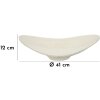 Mauro Ferretti Decoratieschaal Elegant 41x41x12 cm creme