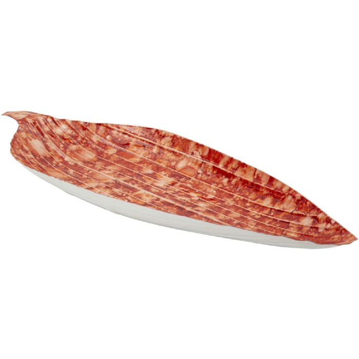 Mauro Ferretti Decoratieschaal Tropfen Rood 50x18x4 cm
