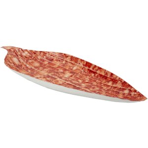 Mauro Ferretti Decoratieschaal Tropfen Rood 50x18x4 cm