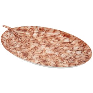 Mauro Ferretti Decoratieschaal Druppel Browy 35x22x2,5 cm...